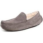 Chaussures UGG Australia grises en cuir à bouts ronds à élastiques Pointure 42 look fashion pour homme 