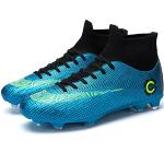 Chaussures de football & crampons bleues en fibre synthétique Pointure 49 avec un talon jusqu'à 3cm look fashion pour enfant 
