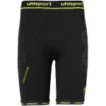 Shorts de compression Uhlsport noirs en polyester Taille XL pour homme en promo 