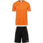 Maillots de sport Uhlsport orange en polyester Taille 3 XL classiques pour homme en promo 