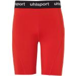 Shorts de compression Uhlsport rouges en polyester Taille XXL pour homme en promo 