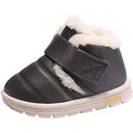 Bottes de neige & bottes hiver  grises en polaire Pointure 16,5 look fashion pour enfant 