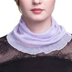 Écharpes en soie en soie à motif fleurs Tailles uniques look fashion pour femme 