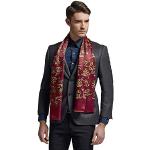 Écharpes en soie rouges en soie Tailles uniques look fashion pour homme 