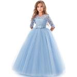 Ulalaza Princess Poofy Flower Girls Robes fête d'a