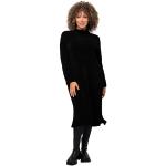 Robes Ulla Popken noires en chenille Taille 3 XL look casual pour femme en promo 