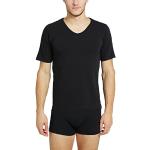 Ultrasport T-shirt homme col en V, noir, M, 1307-2