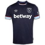 Maillots de football Umbro bleues foncé en polyester West Ham United Taille M pour homme 