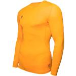 T-shirts basiques Umbro orange à manches longues à col rond Taille L pour homme 