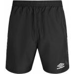 Shorts de running Umbro noirs en polyester respirants Taille S pour homme 