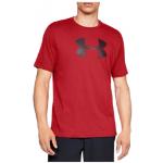 Under armour big logo ss tee 1329583 600 homme rouge t shirts