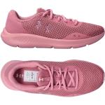 Chaussures de running Under Armour Charged Pursuit roses en fil filet légères Pointure 38,5 pour femme en promo 