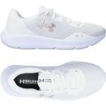 Chaussures de running Under Armour Charged Pursuit blanches en fil filet légères Pointure 36,5 pour femme en promo 