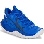 Chaussures de basketball  Under Armour bleues Pointure 40 avec un talon jusqu'à 3cm pour enfant en promo 