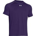 T-shirts Under Armour HeatGear violets Taille L look fashion pour homme 