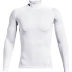 T-shirts Under Armour Mock blancs à manches longues respirants à manches longues Taille 3 XL pour homme 