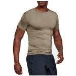 Under armour hg tactical compression tee 1216007 499 homme t shirt marron