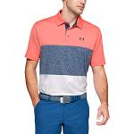 Polos de golf Under Armour Playoff rouges en polyester respirants à manches courtes Taille S pour homme 