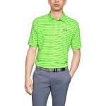 Polos de golf Under Armour Playoff vert lime en polyester respirants stretch à manches courtes Taille L look fashion pour homme 