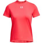 T-shirts col rond Under Armour rouges en polyester respirants à manches courtes à col rond Taille S pour femme en promo 