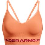 Brassières de sport Under Armour orange en nylon respirantes sans coutures Taille XS pour femme en promo 