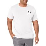 T-shirts de sport Under Armour Sportstyle blancs en coton mélangé sans manches Taille XL pour homme en promo 