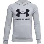 Sweats à capuche Under Armour Big Logo gris foncé en polaire pour garçon de la boutique en ligne Amazon.fr 