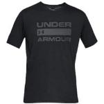 Under armour team issue wordmark ss tee 1329582 001 homme t shirt noir