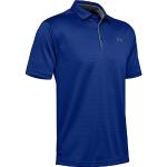 Chemises Under Armour Tech bleues en polyester à manches courtes respirantes à manches courtes Taille L pour homme en promo 