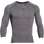 T-shirts de compression Under Armour HeatGear gris en fil filet à manches longues Taille XL pour homme 
