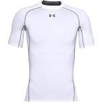 Under Armour T-shirt de compression TAC HeatGear pour homme, blanc