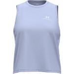T-shirts Under Armour Rush blancs Taille M look sportif pour femme 