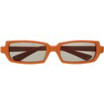 Undercover lunettes de soleil teintées à monture rectangulaire - Orange