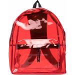 Undercover sac à dos transparent à logo imprimé - Rouge
