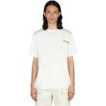 T-shirts col rond Undercover blancs en coton lavable en machine à manches courtes à col rond Taille 3 XL look fashion 