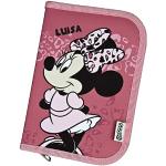 Trousses d'école pour la rentrée des classes Undercover roses en polyester Mickey Mouse Club Minnie Mouse pour fille 