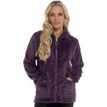 Undercover Veste de lit zippée en polaire gaufrée LN1693 Violet 50-52, violet, 22-24
