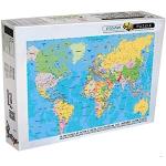Puzzles en bois en bois imprimé carte du monde 2.000 pièces 