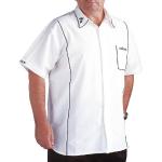 Unicorn Men's Teknik Dart Shirt - White/Black, XXX