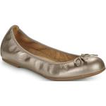 Chaussures casual Unisa dorées en cuir Pointure 41 avec un talon jusqu'à 3cm look casual pour femme 