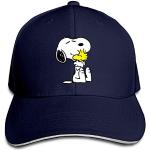 Unisex Snoopy Peanut Adjustable Snapback Baseball Cap Pink One Size,Casquettes, Bonnets et Chapeaux