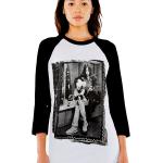 T-shirts manches 3/4 en coton Neil Young à manches trois-quart Taille L pour femme 