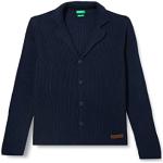 Vestes de blazer United Colors of Benetton bleus foncé en cuir synthétique look fashion pour garçon de la boutique en ligne Amazon.fr 