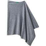 Capes United Colors of Benetton gris clair en viscose Tailles uniques look fashion pour femme en promo 