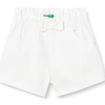 Bermudas United Colors of Benetton blancs en coton Taille 3 ans look fashion pour fille de la boutique en ligne Amazon.fr 