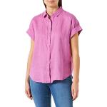 Chemises United Colors of Benetton roses en lin Taille S look fashion pour femme 