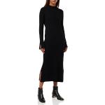 Robes en laine United Colors of Benetton noires en laine midi Taille S look casual pour femme 