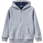 Sweats à capuche United Colors of Benetton gris en polyester enfant look fashion en promo 