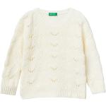 Sweatshirts United Colors of Benetton blancs en polyester Taille 4 ans look fashion pour fille en promo de la boutique en ligne Amazon.fr 