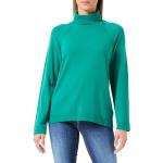 Maillots de cyclisme United Colors of Benetton verts en laine à col montant Taille XL look fashion pour femme en promo 